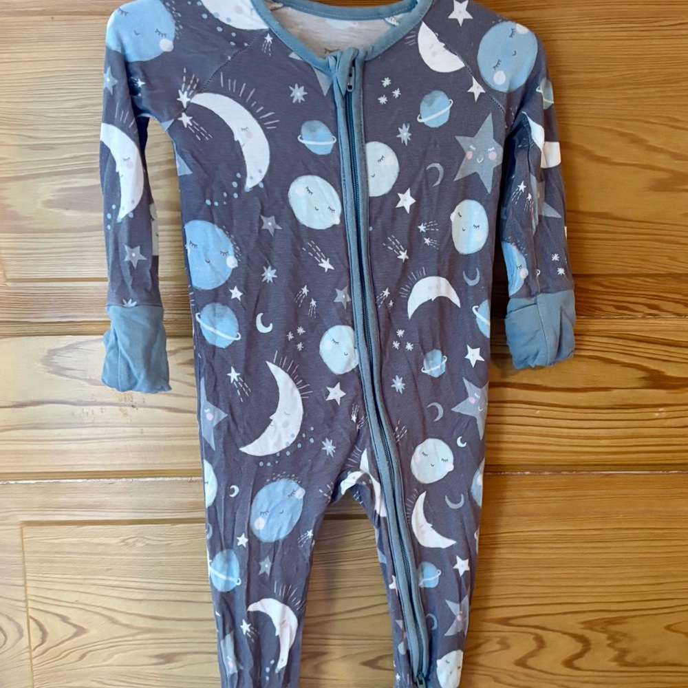 Little Sleepies To the Moon and Stars Zippy 3-6m